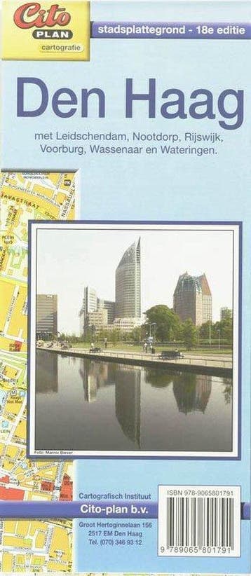 Citoplan stadsplattegrond Den Haag, Verzenden, Gelezen