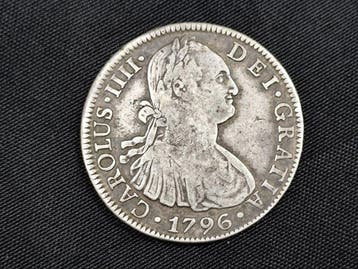 Spanje. Carlos IV. 8 Reales 1796 Mexico FM
