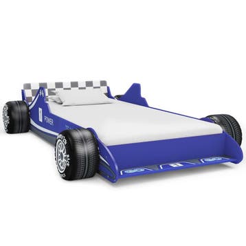 vidaXL Kinderbed raceauto blauw 90x200 cm, Verzenden, Nieuw