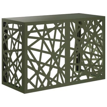 vidaXL Airconditioner hoes Olijfgroen 90 x 40 x 60 cm Staal, Verzenden, Nieuw