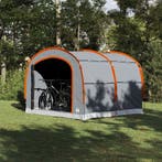 vidaXL Tent met dak Grijs en oranje 268 x 240 x 191 cm, Caravans en Kamperen, Tenten, Verzenden, Nieuw, Tot en met 2