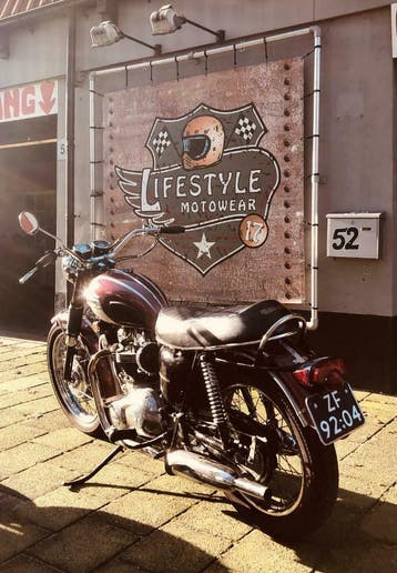 Motorrijden is voor vrouwen met lef. Niet voor roze accenten, Nieuw met kaartje, Heren, Jas | textiel