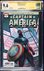 Captain America (Vol. 13) #1 CGC 9.6 Signed by Schiti -, Boeken, Strips | Comics, Nieuw