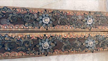 Decoratief ornament (2) - Italië - Plafondpaneel - Paar