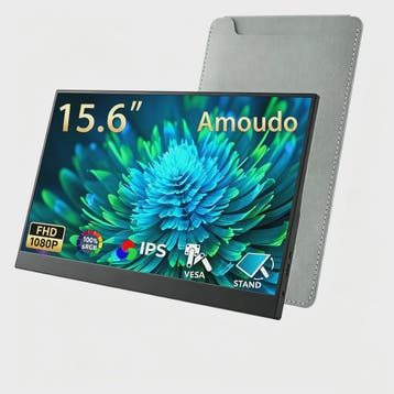 Amoudo 15.6" Full HD IPS Draagbare Monitor met USB-C en Mini, Computers en Software, Verzenden, Nieuw
