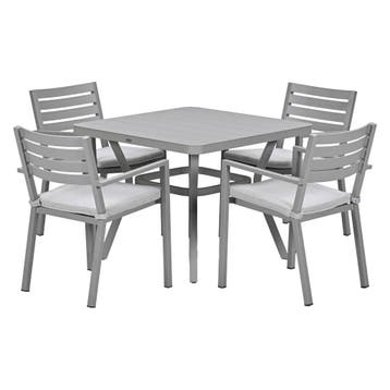 Garden Impressions Amarillo tuinset 5-delig - Mina tuintafel, Verzenden, Nieuw