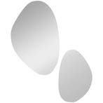 Wandspiegel 2-delige Set 70 X 46 Cm, 49,5 X 31 Cm Vensterspi, Huis en Inrichting, Woonaccessoires | Vazen, Verzenden, Nieuw