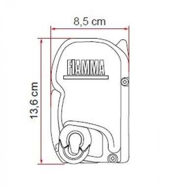 Fiamma F45S 350 Deep Black-Royal Grey, Ophalen of Verzenden, Nieuw, Fiamma