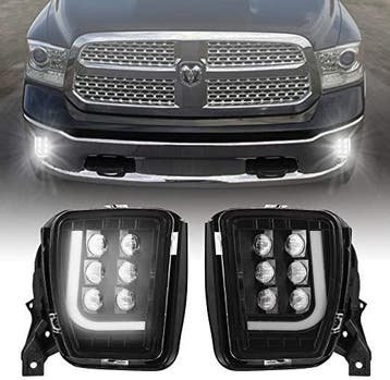 Led Mistlampen met DRL Voor Dodge Ram1500 2013-2018, Auto diversen, Auto-accessoires, Verzenden, Nieuw