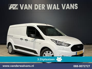 Ford Transit Connect L2 H1 | Lease vanaf 272,- p/mnd, Auto's, Ford, Gebruikt, Euro 6, Wit, Dealer onderhouden