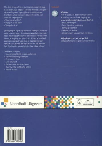 Snel beter schrijven / Vast Boek 9789001831608, Verzenden, Zo goed als nieuw, Willem Verdaasdonk