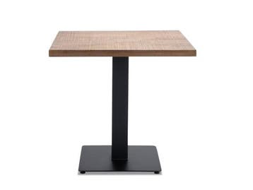 Veiling - Eettafel Horeca 80x80 cm vierkant - hout - poot me, Huis en Inrichting, Nieuw