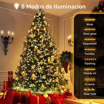 LED Lichtgordijn - Kerstversiering  - Kerstverlichting - 3 m, Verzenden, Zo goed als nieuw
