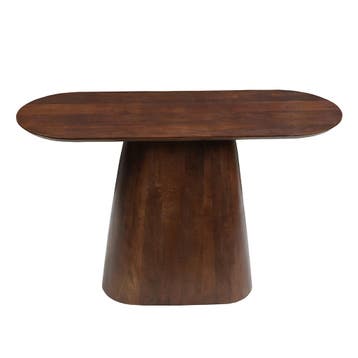 Mangohout Sidetable Mick Capsule Bruin 120 cm, Verzenden, Nieuw, Overige houtsoorten, Industriële meubels