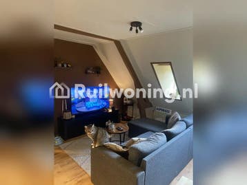 Appartement in centrum Den Bosch, woonkamer + slaapkamer