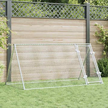 vidaXL Kippenhok 200x105x91 cm gegalvaniseerd staal, Verzenden, Nieuw