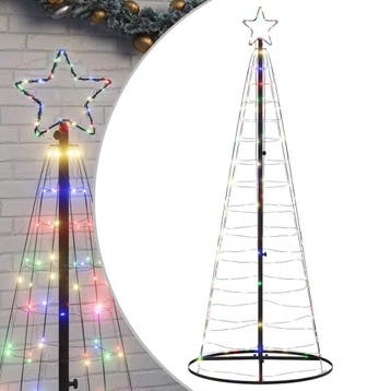 Kerstdecoratie led-boom 182cm | retourdeal 58% korting, Ophalen of Verzenden, Gebruikt