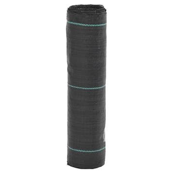 vidaXL Worteldoek 0,5x200 m polypropeen zwart, Verzenden, Nieuw