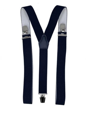 Donkerblauw Bretels met extra sterke clips, Verzenden, Nieuw