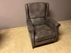 Fauteuil Erik in leder Nederlandse fabrikant Haveco, Ophalen, Minder dan 50 cm, Nieuw, Leer