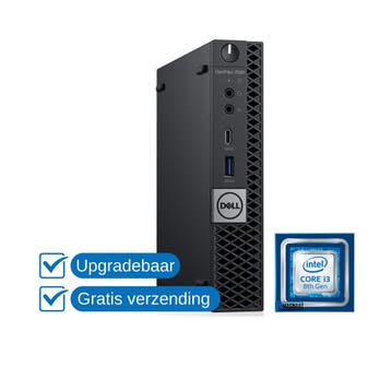 Dell OptiPlex 7060 Mini | i3-8100 | 8GB | 128GB NVMe, Gebruikt, 8 GB, Ophalen of Verzenden, Dell