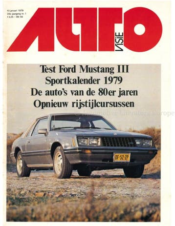 1979 AUTOVISIE MAGAZINE 01 NEDERLANDS, Nieuw, Author