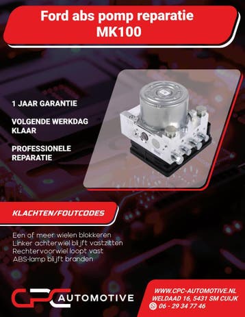 Ford ABS pomp reparatie MK100, Ophalen of Verzenden, Nieuw, Ford