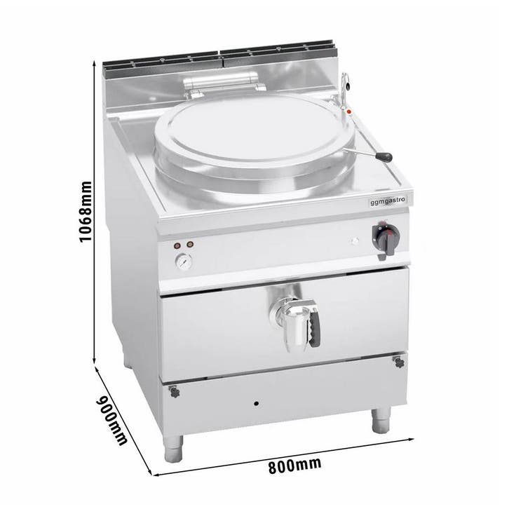 GGM Gastro | Kookketel - 150L - 20,9kW - Indirect verwarmd -, Zakelijke goederen, Horeca | Keukenapparatuur, Nieuw in verpakking