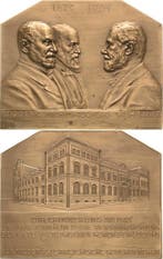 Bronzeplakette 1904 medaille Wien, Verzenden