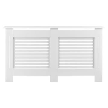 Radiatoromkasting radiatorombouw MDF wit 152x19x82 cm, Verzenden, Nieuw