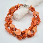 Bloedkoraal - Zilver - Armband - CORALLO MEDITERRANEO, Nieuw