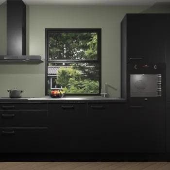 Zwarte keuken Melbourne 21863, Verzenden, Nieuw