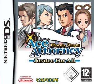 Phoenix Wright Ace Attorney Justice for All (Nintendo DS), Spelcomputers en Games, Games | Nintendo DS, Verzenden, Gebruikt, Vanaf 7 jaar