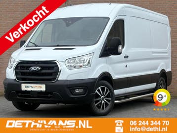 Ford Transit 2.0TDCI 130PK L3H2 Cruisecontrol / Camera / Tre, Stof, Gebruikt, Wit, Ford