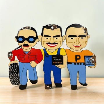 Pep Boys - Emaille plaat - Emaille