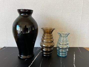 Doyen - Vaas (3) - Glas - Art deco vaas