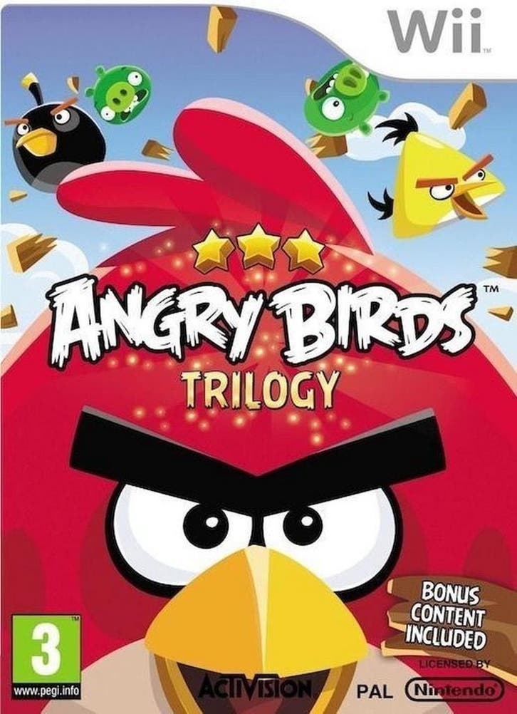 Wii Angry Birds Trilogy, Spelcomputers en Games, Games | Nintendo Wii, Zo goed als nieuw, Verzenden