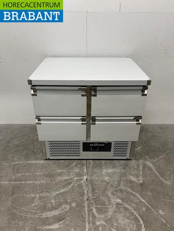 RVS Ecofrost Koelwerkbank 4 Laden 90 cm 230V Horeca, Zakelijke goederen, Horeca | Keukenapparatuur, Ophalen of Verzenden, Nieuw zonder verpakking