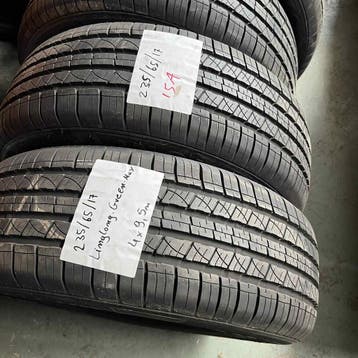 4 x Linglong 235-65-17 Zomerbanden 9,5mm, Gebruikt, 17 inch, Ophalen of Verzenden, 235 mm