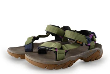 Teva Sandalen in maat 38 Groen, Verzenden, Sandalen of Muiltjes, Zo goed als nieuw, Teva