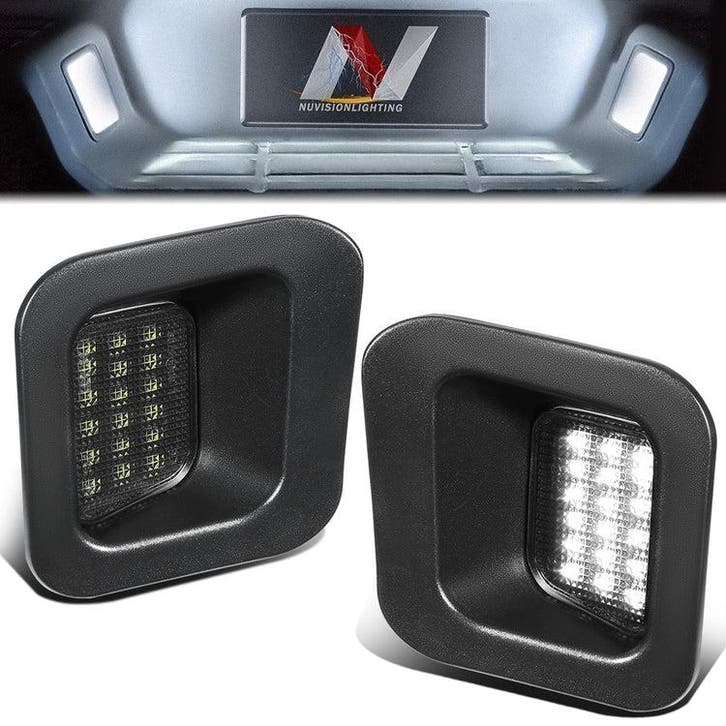 SK-Import Achter Kenteken Verlichting LED Dodge Ram, Auto-onderdelen, Verlichting, Nieuw, Dodge, Ophalen of Verzenden