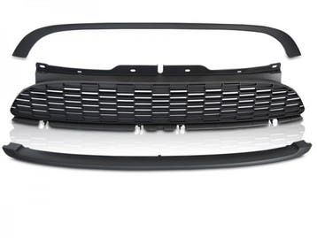 Grill Mini Cooper S R55 R56 R57 JCW look Mat Zwart, Ophalen of Verzenden, Nieuw