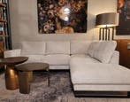 Hoekbank Brandon cremona beige ACTIE!, Verzenden, Nieuw, Hout, Modern, hotelchique, trendy