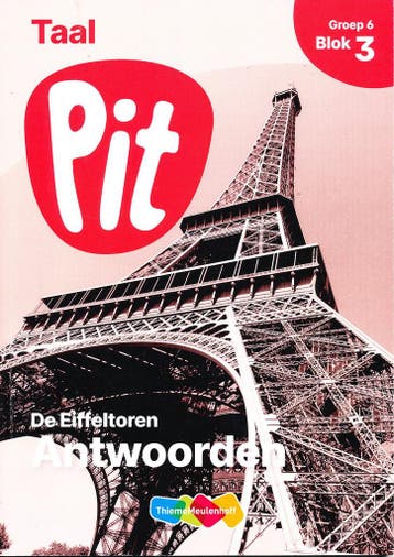 Pit Antwoorden Taal blok 3 groep 6, Boeken, Verzenden, Nieuw