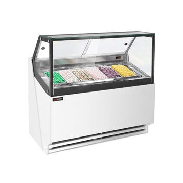 GGM Gastro | Ijsvitrine THEO - 1300mm - geforceerde koeling, Verzenden, Nieuw in verpakking