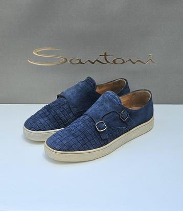Santoni - Platte schoenen - Maat: EU 42, Nieuw