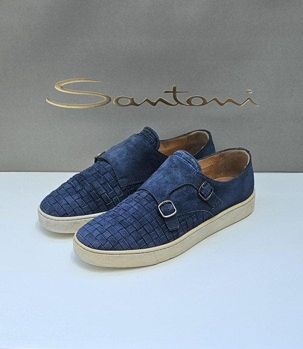 Santoni - Platte schoenen - Maat: EU 42, Kleding | Heren, Schoenen