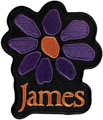 James - Orange Logo Purple Daisy patch officiële merchandise, Ophalen of Verzenden, Nieuw, Kleding
