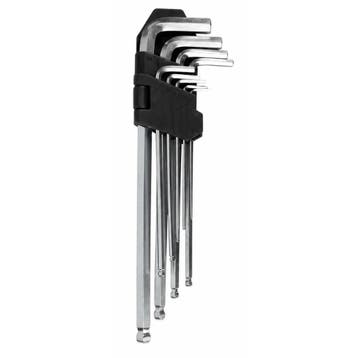 Benson 9-delige inbussleutelset - chroom vanadium - 1.5-1..., Ophalen of Verzenden, Nieuw