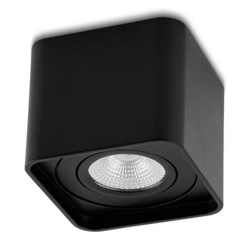 Ledisons Opbouwspot Nova zwart, Huis en Inrichting, Lampen | Spots, Ophalen of Verzenden, Nieuw